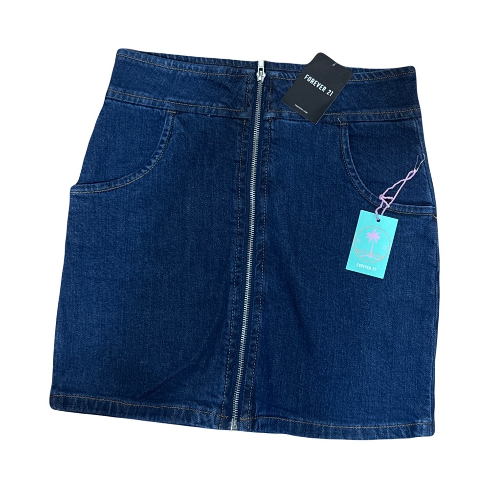 NWT Forever 21 Denim Mini Skirt M